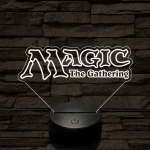 Magic The Gathering Logo 7 színű 3D led lámpa