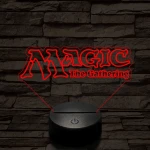 Magic The Gathering Logo 7 színű 3D led lámpa