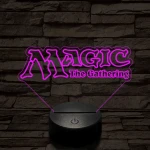 Magic The Gathering Logo 7 színű 3D led lámpa