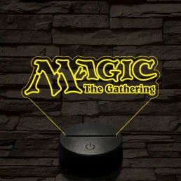 Magic The Gathering Logo 7 színű 3D led lámpa
