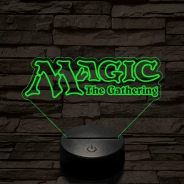 Magic The Gathering Logo 7 színű 3D led lámpa