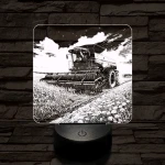 Aratás közben 7 színű valósághű 3D led lámpa
