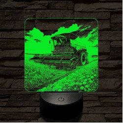 Aratás közben 7 színű valósághű 3D led lámpa