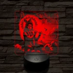 Krisna 7 színű valósághű 3D led lámpa
