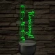 Boldog Karácsonyt! – 7 színű, színváltós 3D LED lámpa