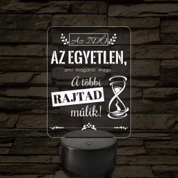 Az idő az egyetlen – 7 színű, színváltós LED lámpa
