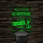 Az idő az egyetlen – 7 színű, színváltós LED lámpa