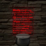 Életfilozófia – 7 színű, színváltós LED lámpa