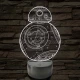 BB-8 7 színű led lámpa 