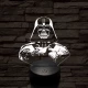 Birodalmi Nagyúr 7 színű  3D led lámpa