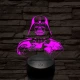 Birodalmi Nagyúr 7 színű  3D led lámpa