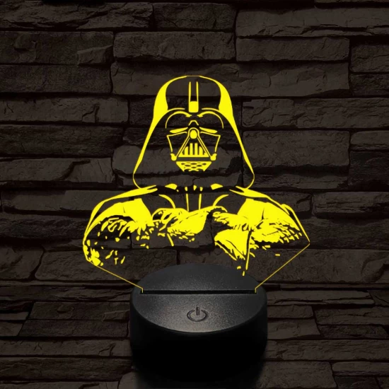 Birodalmi Nagyúr 7 színű  3D led lámpa