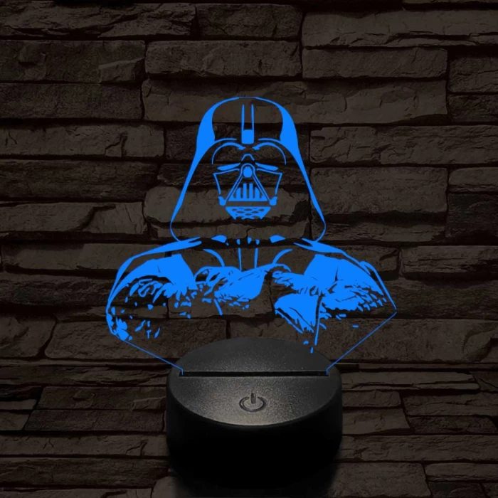 Birodalmi Nagyúr 7 színű  3D led lámpa