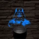 Birodalmi Nagyúr 7 színű  3D led lámpa