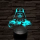 Birodalmi Nagyúr 7 színű  3D led lámpa
