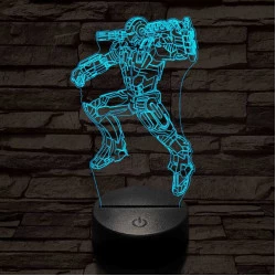 Hadigép 3D led lámpa