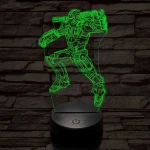 Hadigép 3D led lámpa