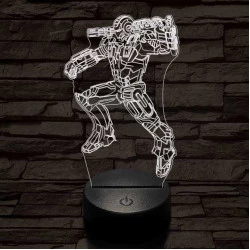 Hadigép 3D led lámpa