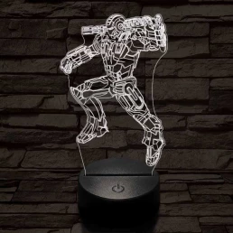 Hadigép 3D led lámpa