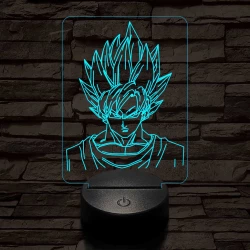 Songoku 7 színű 3D led lámpa