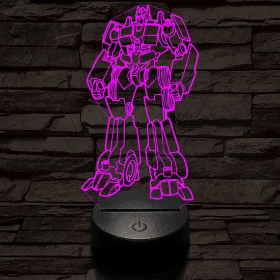 Optimus Transformers  3D led lámpa