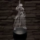 Bleach Kurosaki Ichigo 7 színű  3D led lámpa