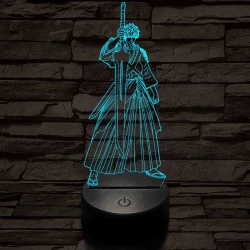 Bleach Kurosaki Ichigo 7 színű  3D led lámpa