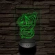 Dragon Ball Shenron sárkány 7 színű 3D led lámpa