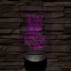 Songoku 1SS 7 színű 3D led lámpa