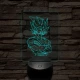 Songoku 1SS 7 színű 3D led lámpa