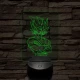 Songoku 1SS 7 színű 3D led lámpa
