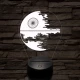 Csillag űrállomás II. 7 színű 3D led lámpa