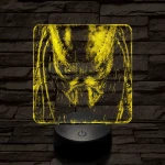 A predátor bosszúja 7 színű valósághű 3D led lámpa