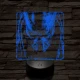 A predátor bosszúja 7 színű valósághű 3D led lámpa