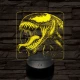 Venom vicsorog 7 színű valósághű 3D led lámpa
