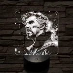 A mágus doktor 7 színű valósághű 3D led lámpa