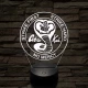 Cobra Kai 7 színű 3D led lámpa