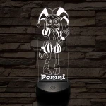 A Csodálatos Digitális Cirkusz Pomni – 7 színű, színváltós 3D LED lámpa