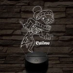 A Csodálatos Digitális Cirkusz Caine – 7 színű, színváltós 3D LED lámpa