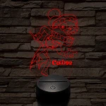 A Csodálatos Digitális Cirkusz Caine – 7 színű, színváltós 3D LED lámpa