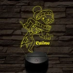 A Csodálatos Digitális Cirkusz Caine – 7 színű, színváltós 3D LED lámpa