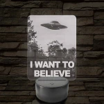 I want to believe 7 színű 3D led lámpa