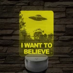 I want to believe 7 színű 3D led lámpa