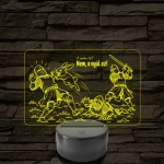 A Vérnyúl - 7 színű, színváltós LED lámpa