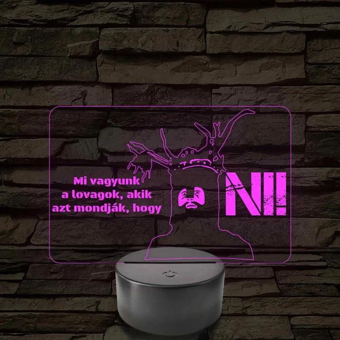 Ni! - 7 színű, színváltós LED lámpa