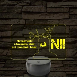 Ni! - 7 színű, színváltós LED lámpa