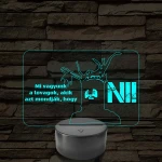 Ni! - 7 színű, színváltós LED lámpa