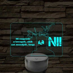 Ni! - 7 színű, színváltós LED lámpa