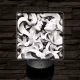 Összefonódás 7 színű valósághű 3D led lámpa