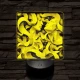Összefonódás 7 színű valósághű 3D led lámpa